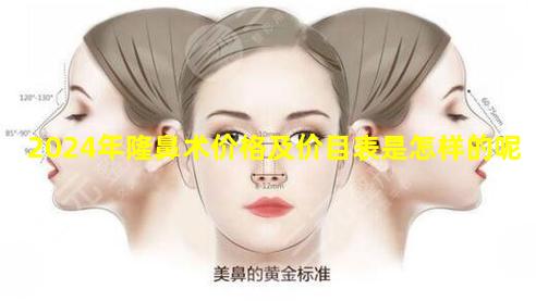 2024年隆鼻术价格及价目表是怎样的呢