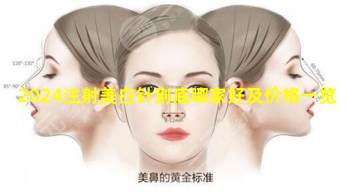 2024注射美白针到底哪家好及价格一览