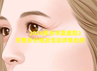 2024邢台华夏医院2月整形价格及活动详情如何