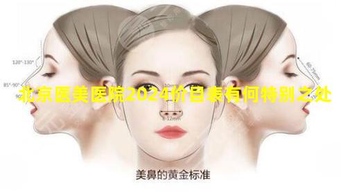 北京医美医院2024价目表有何特别之处