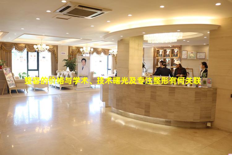 整容的价格与学术、技术曙光及专注整形有何关联