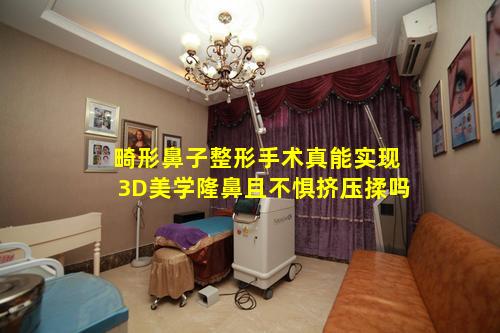 畸形鼻子整形手术真能实现3D美学隆鼻且不惧挤压揉吗