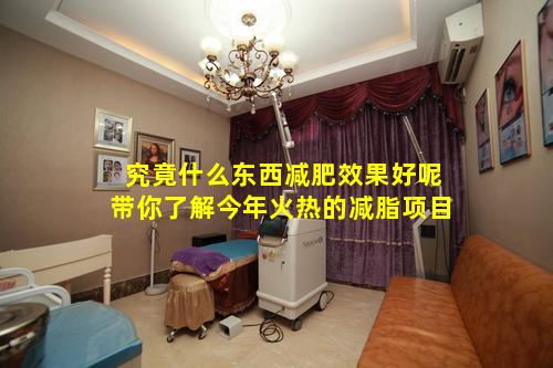 究竟什么东西减肥效果好呢带你了解今年火热的减脂项目