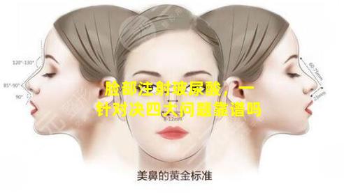 脸部注射玻尿酸，一针对决四大问题靠谱吗