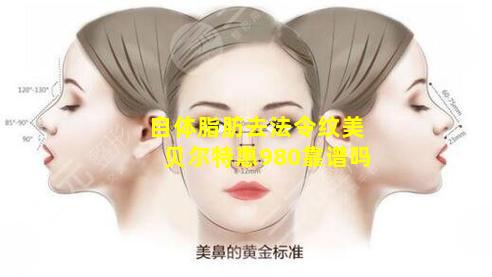 自体脂肪去法令纹美贝尔特惠980靠谱吗