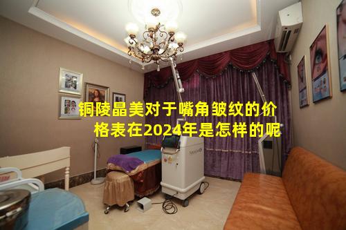 铜陵晶美对于嘴角皱纹的价格表在2024年是怎样的呢