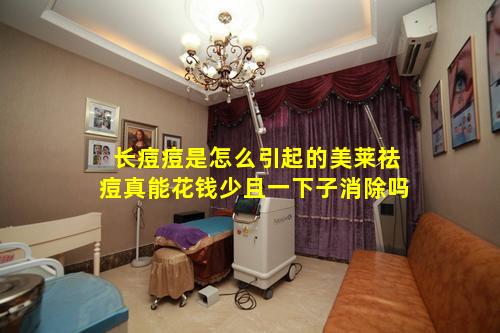 长痘痘是怎么引起的美莱祛痘真能花钱少且一下子消除吗