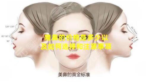 隆鼻的价格是多少以及如何选择和注意事项